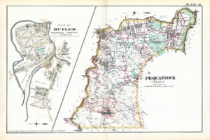 1887 map of Pequannock Twp