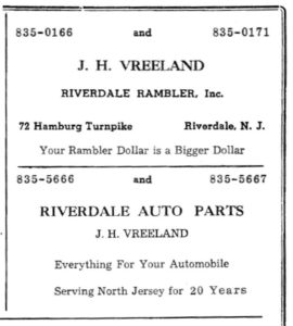 1965 Ad for Riverdale Rambler, 1965
