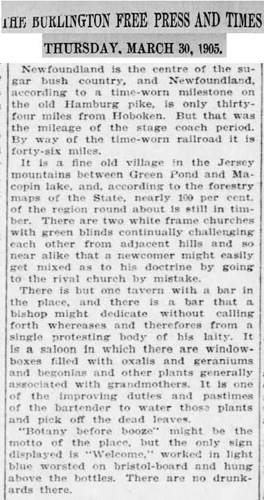 Nice escription of 1905 Newfounland